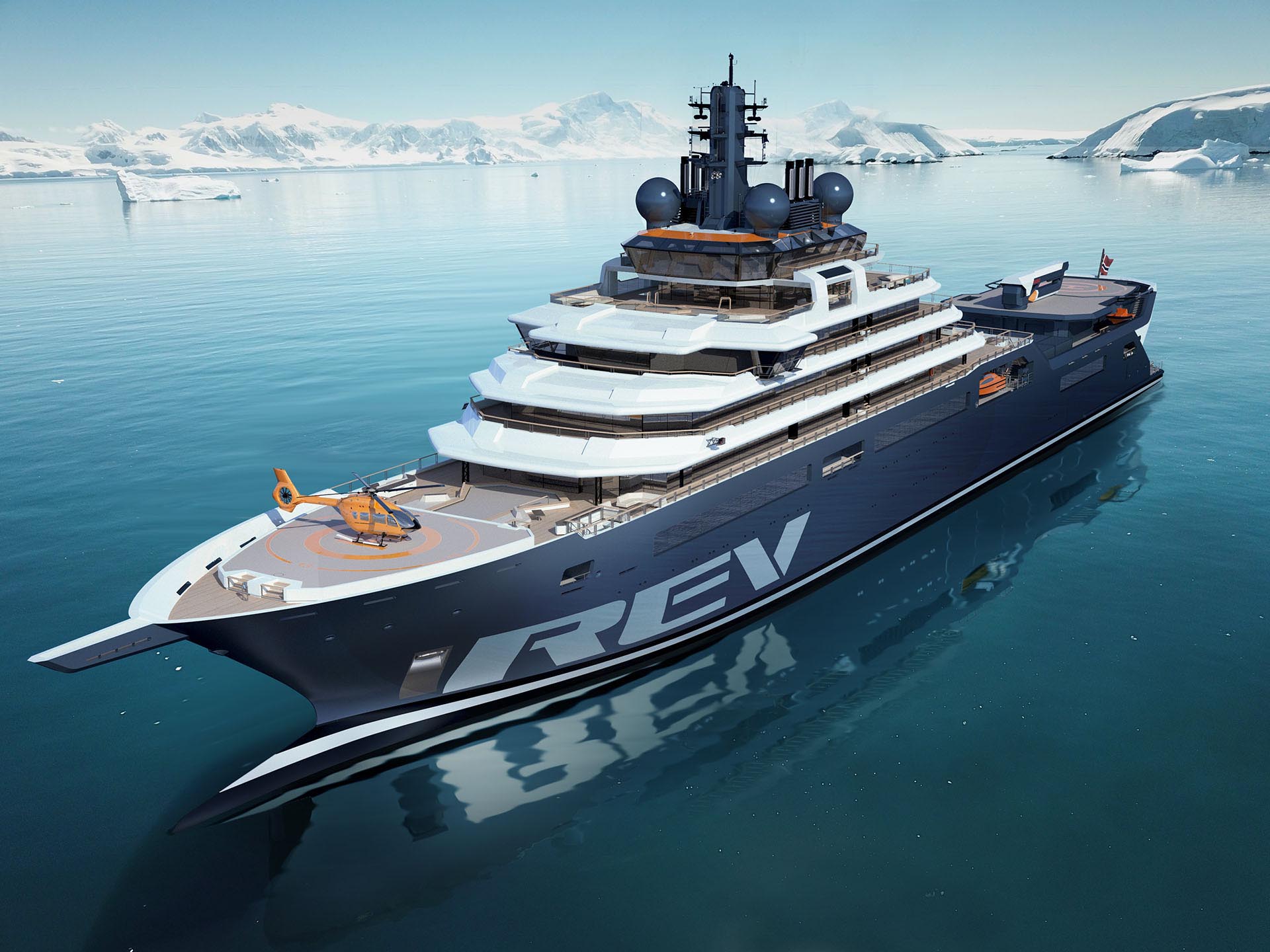 REV Ocean is the world biggest hybrid yacht owned by Kjell Inge Røkke