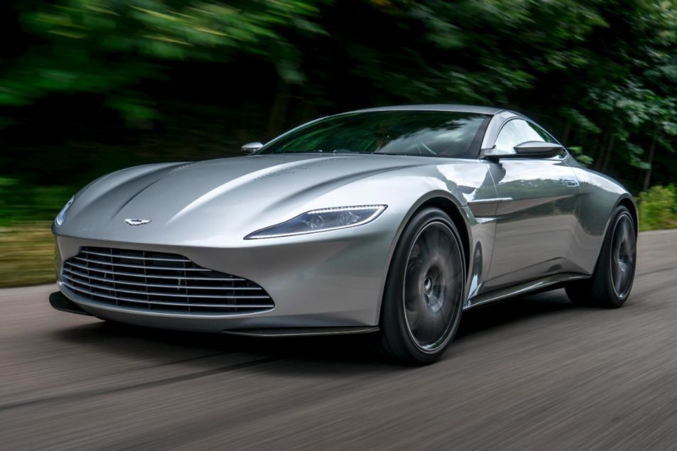 The Aston Martin DB10 that appeared in the James Bond movie, Sceptre