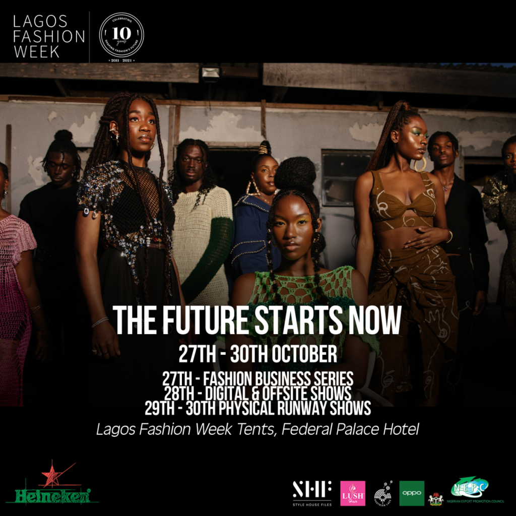 Poster for Lagos Fashion Week 2021