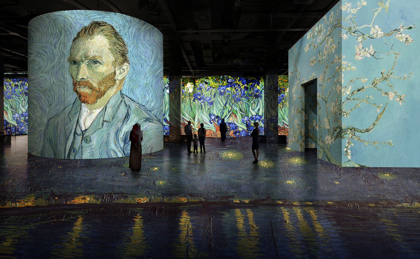 Van Gogh artwork at Infinity des Lumieres