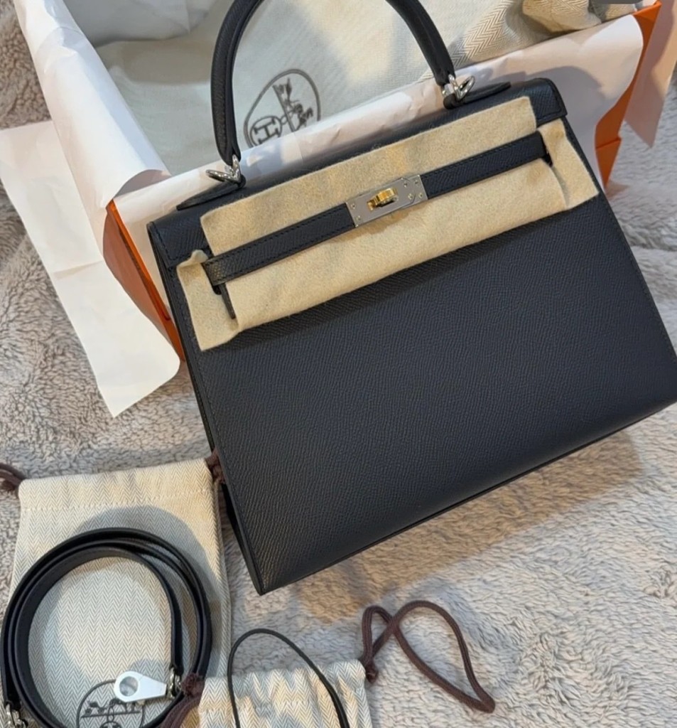 Hermes Kelly 25 in electrum hardware